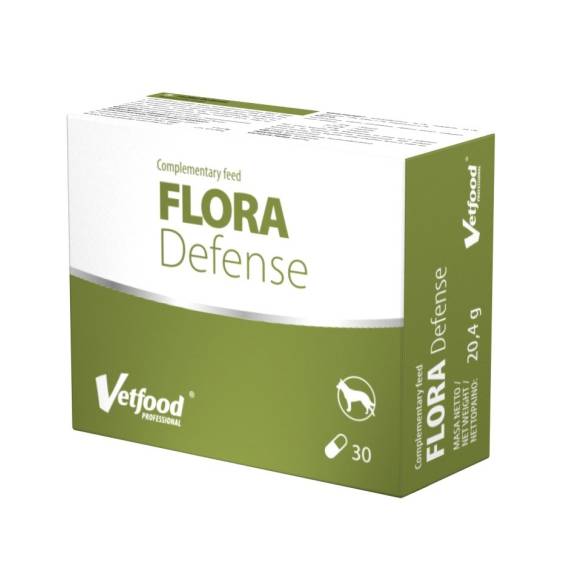 Obrázok pre VETFOOD Flora Defense - doplňky stravy pro psy a kočky - 30ks