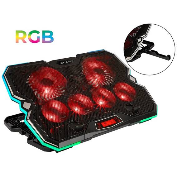 Obrázok pre Chladicí podložka pro notebook VORTEX RGB s 6 ventilátory