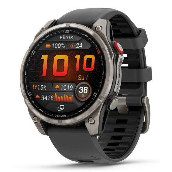 Obrázok pre Garmin fēnix 8 Pro 3,56 cm (1.4") AMOLED 47 mm Digitální 454 x 454 px Dotyková obrazovka Grafit, Titanová Wi-Fi GPS