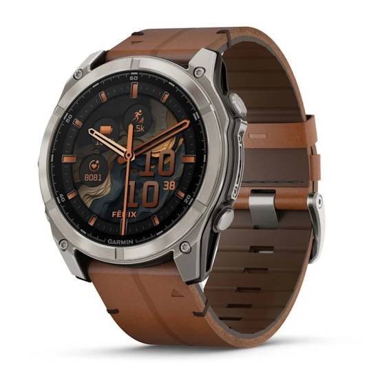 Obrázok pre Garmin Fenix 8 3,56 cm (1.4") AMOLED 51 mm Digitální 454 x 454 px Dotyková obrazovka Titanová Wi-Fi GPS