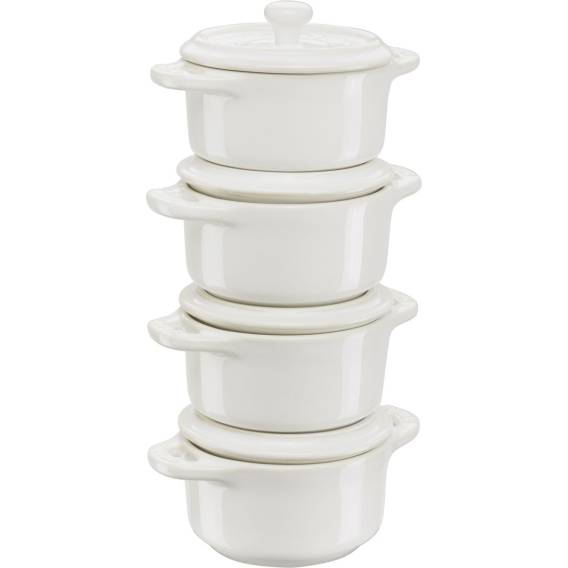 Obrázok pre Staub Mini Cocotte Round, 4 pcs. - 200 ml, ivory
