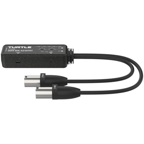Obrázok pre Turtle Dual XLR Output - dvoukabelový adaptér pro převod digitálního zvuku Dante na analogový signál XLR