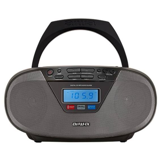 Obrázok pre Aiwa BBTU-400BK přenosný stereofonní systém Analogový a digitální 6 W FM Černá MP3 přehrávač