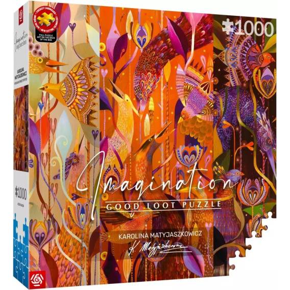 Obrázok pre Puzzle Good Loot Imagination - Karolina Matyjaszkowicz: V ptačím houští – Triptych 1000 kusů