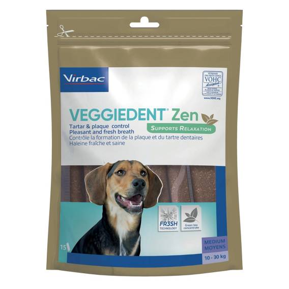 Obrázok pre VIRBAC Veggiedent Zen M - psí pamlsek - 15 ks