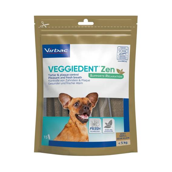 Obrázok pre VIRBAC Veggiedent Zen XS - psí pamlsek - 114g