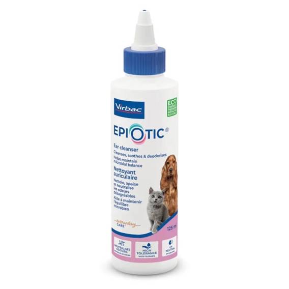 Obrázok pre VIRBAC EpiOtic Ear Cleanser - tekutý přípravek na péči o uši pro psy a kočky - 125ml