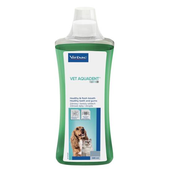 Obrázok pre VIRBAC Vet Aquadent FR3SH - roztok pro hygienu dutiny ústní u psů a koček – 500ml