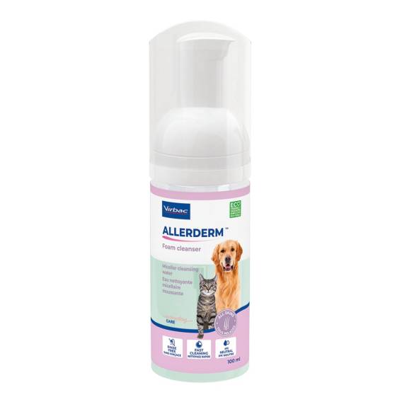 Obrázok pre VIRBAC Allerderm Foam - šampon pro psy a kočky - 100 ml