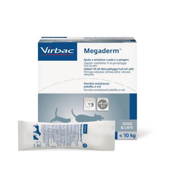 Obrázok pre VIRBAC Megaderm mastné kyseliny posilující kůži a srst - doplňky stravy pro psy a kočky - 28x4ml