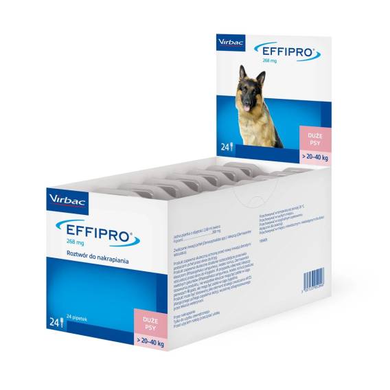 Obrázok pre VIRBAC Effipro L (20-40 kg) - kapky proti blechám a klíšťatům pro psy – 24 ks