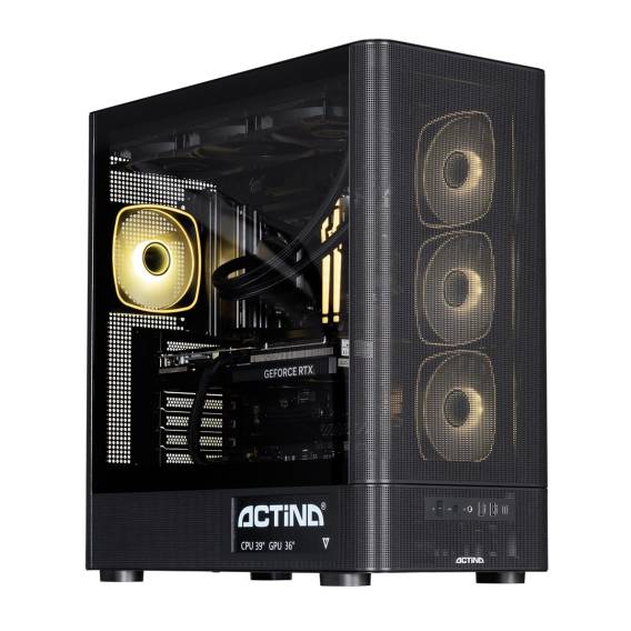 Obrázok pre Actina 5901443440253 PC AMD Ryzen™ 9 9950X3D 32 GB DDR5-SDRAM 2 TB SSD NVIDIA GeForce RTX 5080 Windows 11 Home Midi Tower Černá