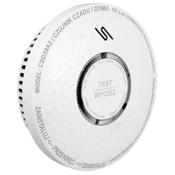 Obrázok pre Czujnik czadu i dymu EURA CSD-39A2