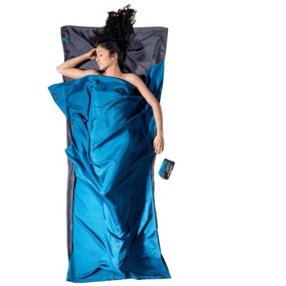 Obrázok pre Cocoon TravelSheet Hranatý spacák Bavlna Modrá