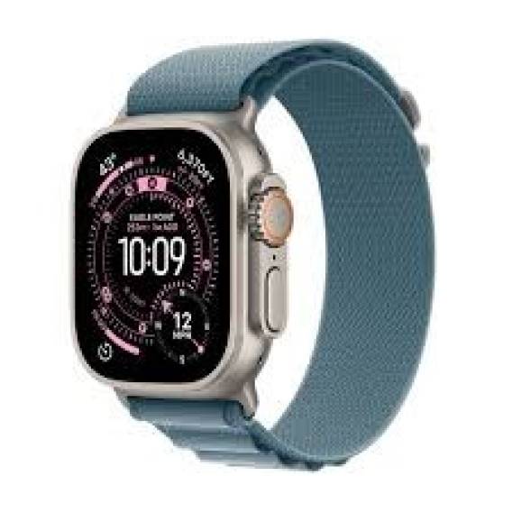 Obrázok pre Apple Watch Ultra 3Â GPS + CellularÂ 49mmÂ Natural Titanium Case with Light Blue Alpine Loop - Small