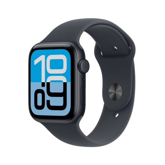 Obrázok pre Apple Watch SE (3nd generation) OLED 44 mm Digitální 368 x 448 px Dotyková obrazovka 5G Černá Wi-Fi GPS