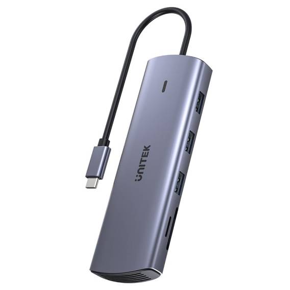 Obrázok pre UNITEK USB-C HUB 9 v 1, HDMI, VGA, SD, RJ45, PD 100 W