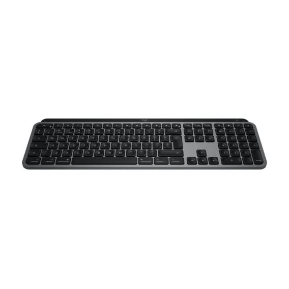 Obrázok pre Logitech Master MX Keys S for Mac klávesnice Kancelář RF bezdrátové + Bluetooth QWERTY US Mezinárodní Hliník, Bílá