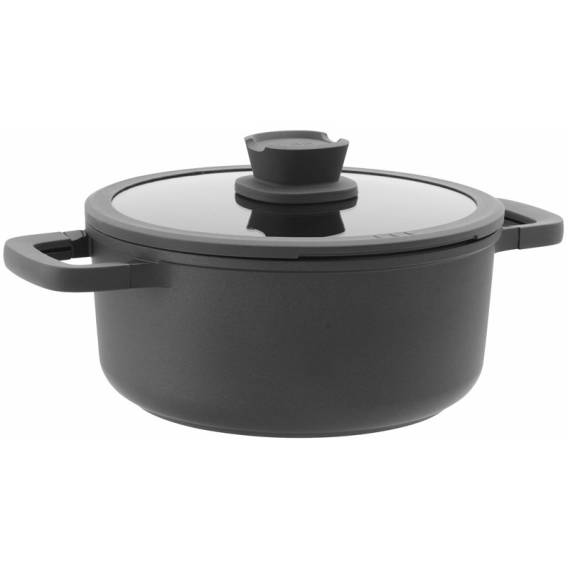 Obrázok pre BergHOFF 3950593 hrnec na polévku 4,4 l Černá Hliník, Sklo, Silikon