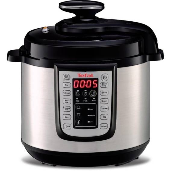 Obrázok pre Tefal CY505EE0 multi vařič 3,8 l Černá, Stříbrná