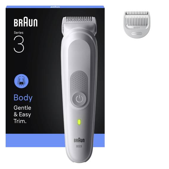 Obrázok pre Braun Series 3 80789711 holicí strojek na tělo Světle šedá