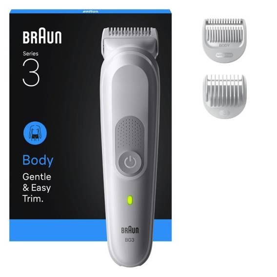 Obrázok pre Braun Series 3 80789711 holicí strojek na tělo Světle šedá