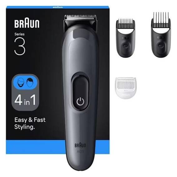 Obrázok pre Braun 80789918 zastřihovač vousů a vlasů Tmavě šedá 21 Nikl-kadmiová (NiCd)