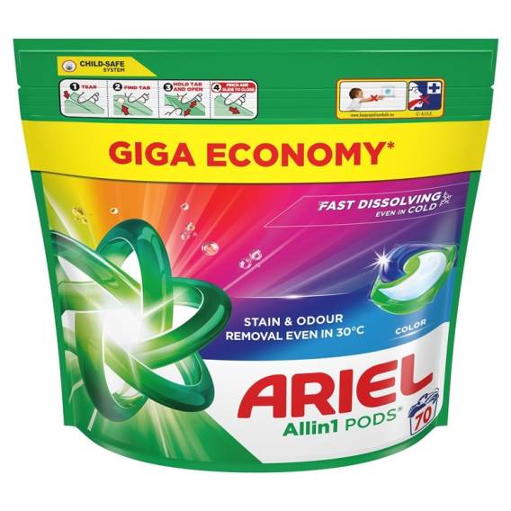 Obrázok pre ARIEL COLOR LAUNDRY CAPSULES 70PCS