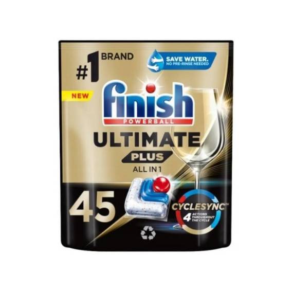 Obrázok pre FINISH ULTIMATE+ DISHWASHER TABS 45PCS