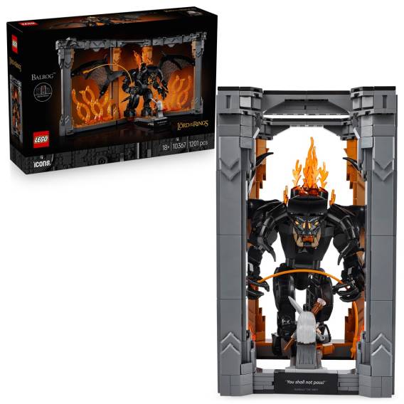 Obrázok pre LEGO ICONS 10367 Pán prstenů: Balrog Book Nook