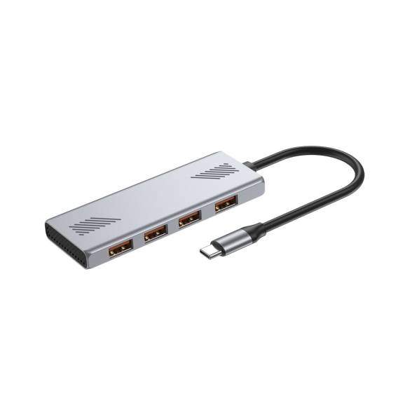 Obrázok pre Gembird UHB-CM-U310-A4-01, 4portový rozbočovač USB-A 3.2 (Gen 2) typu C