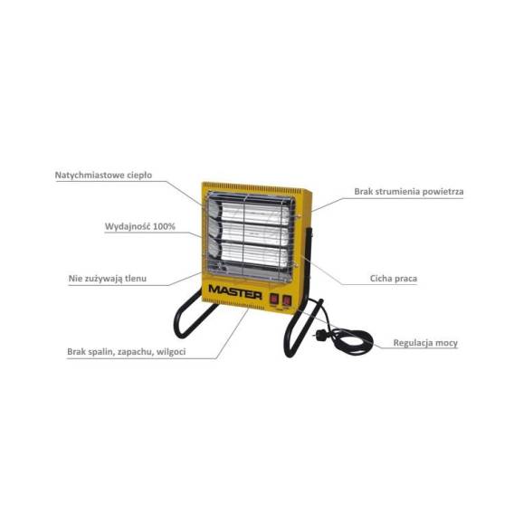 Obrázok pre MASTER ELECTRIC RADIANT HEATER TS-3A 2.4KW