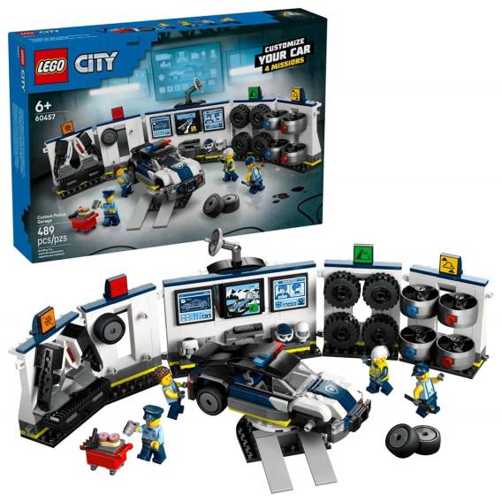 Obrázok pre LEGO CITY 60457 Garáž pro policejní vozy na míru