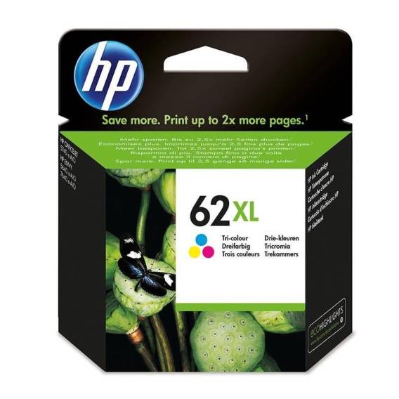 Obrázok pre HP 62XL Tříbarevná originální inkoustová kazeta s vysokou výtěžností