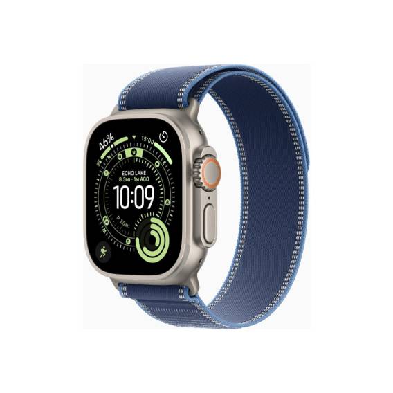 Obrázok pre Apple Watch Ultra 3 OLED 49 mm Digitální 422 x 514 px Dotyková obrazovka 5G Titanová Wi-Fi GPS