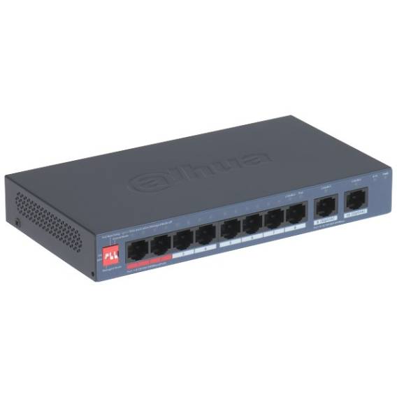 Obrázok pre SWITCH POE CS4010-8GT-110 8-PORTOWY + 2X UPLINK DAHUA