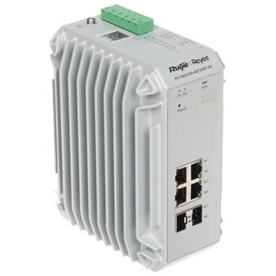 Obrázok pre Ruijie Networks RG-NIS3100-4GT2SFP-HP síťový přepínač Řízený L2 Gigabit Ethernet (10/100/1000) Podpora napájení po Ethernetu (PoE) Šedá