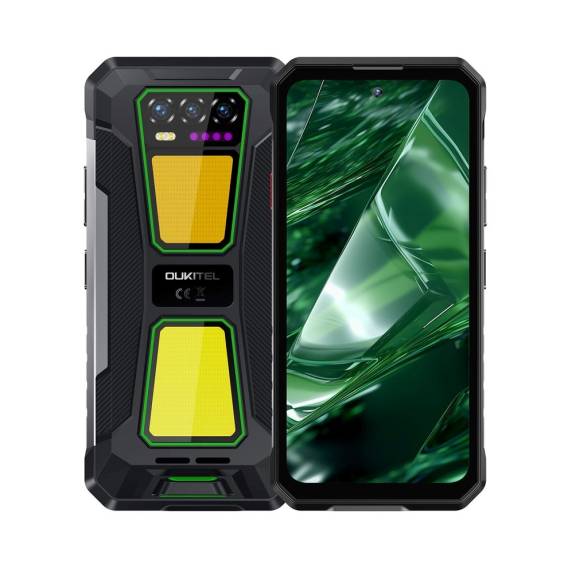 Obrázok pre Oukitel WP58 Pro 6,7" Smartphone Dual SIM Android 15 5G USB Type-C 8 GB 512 GB 10000 mAh Černý, Zelený