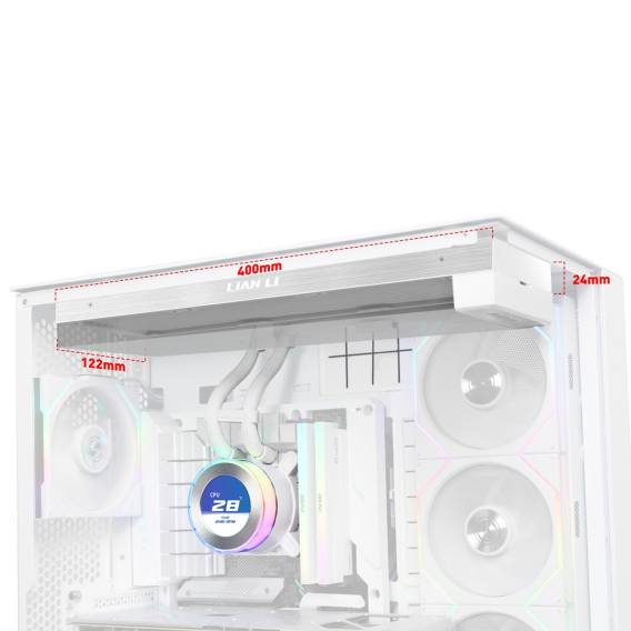Obrázok pre Lian Li GA II Hydroshift II LCD-C 360N Procesor Kapalinový chladič typu vše v jednom Bílá