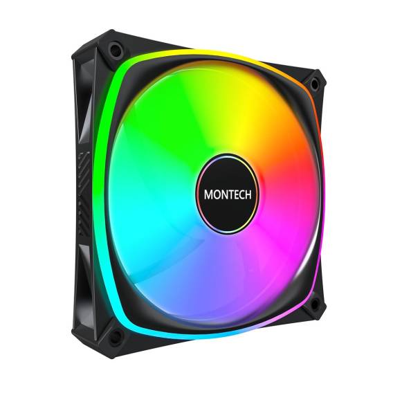 Obrázok pre Montech AX120 PRO Počítačová skříň Ventilátor 12 cm Černá 3 kusů