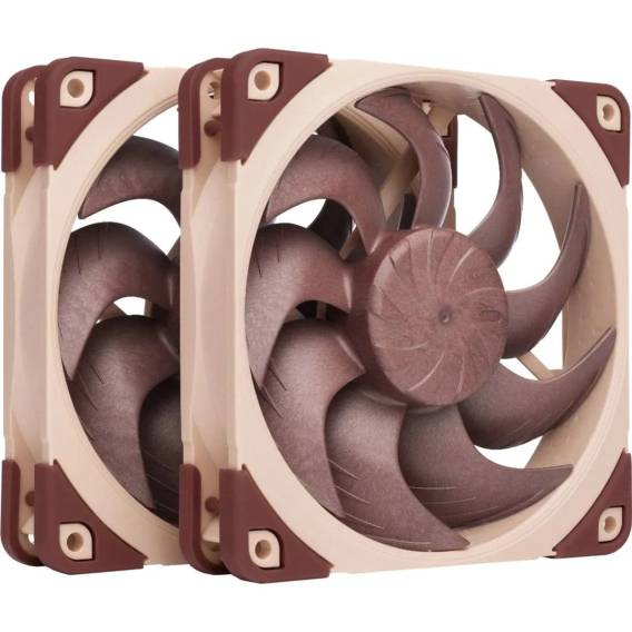 Obrázok pre Noctua NF-A12X25 G2 PWM SX2-PP Chladicí systém pro počítač Počítačová skříň Ventilátor 12 cm Béžová 2 kusů