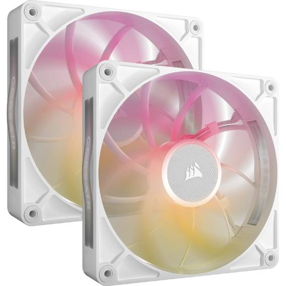Obrázok pre Corsair iCUE LINK RX140 MAX RGB Počítačová skříň Ventilátor 14 cm Bílá 2 kusů