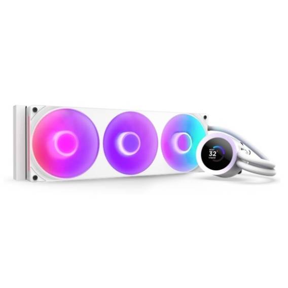 Obrázok pre NZXT Kraken Plus 360 RGB Procesor Kapalinový chladič typu vše v jednom Bílá 1 kusů