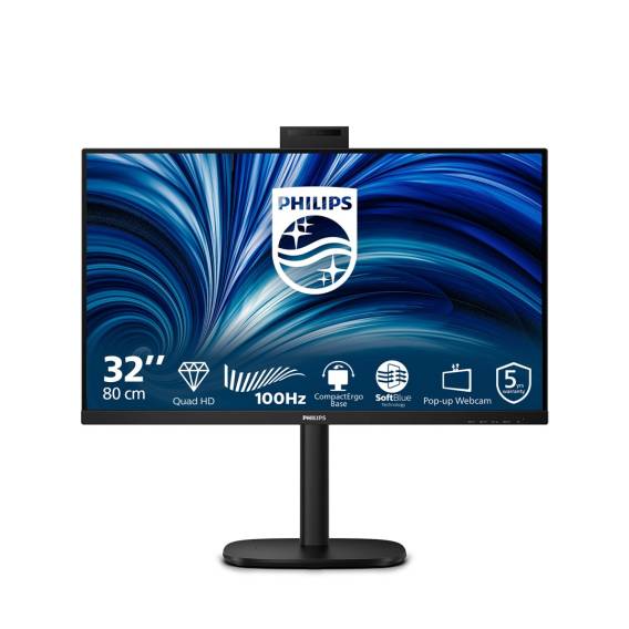 Obrázok pre Philips 3000 series 32B2U3601H/00 počítačový monitor 80 cm (31.5") 2560 x 1440 px Quad HD LCD Černá