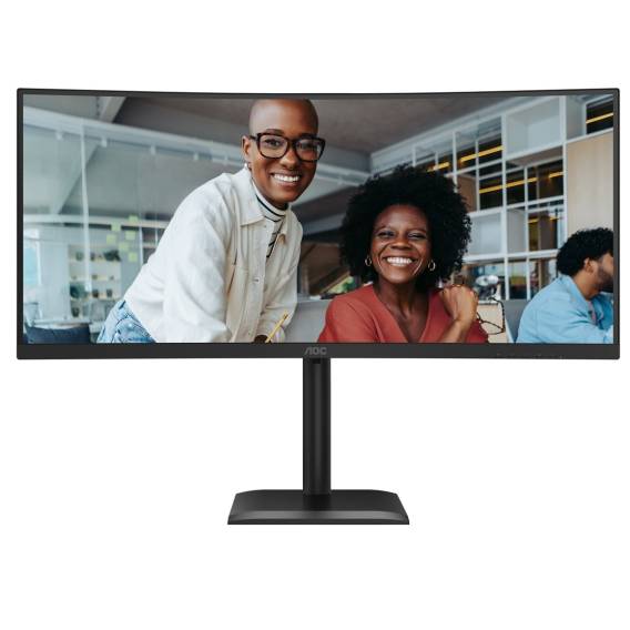 Obrázok pre AOC CU34E4C počítačový monitor 86,4 cm (34") 3440 x 1440 px UltraWide Quad HD LED Černá