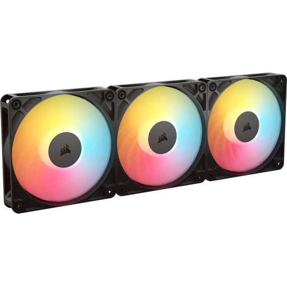 Obrázok pre Corsair RS120-R ARGB Počítačová skříň Ventilátor 12 cm Černá 3 kusů