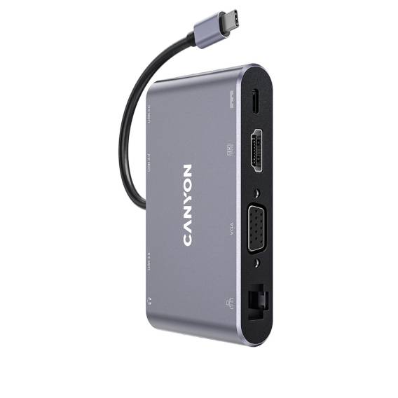Obrázok pre Canyon DS-14 USB 3.2 Gen 1 (3.1 Gen 1) Type-C Šedá