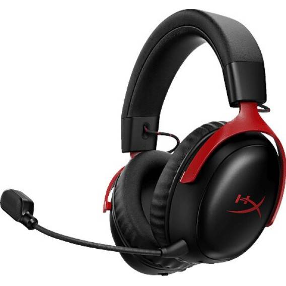 Obrázok pre HyperX Cloud III S – bezdrátový herní headset (černo-červený)