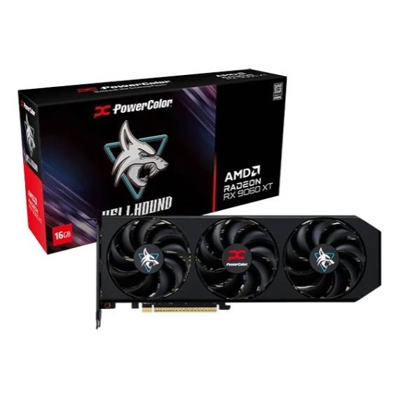 Obrázok pre PowerColor Hellhound AMD Radeon RX 9060 XT 16GB GDDR6