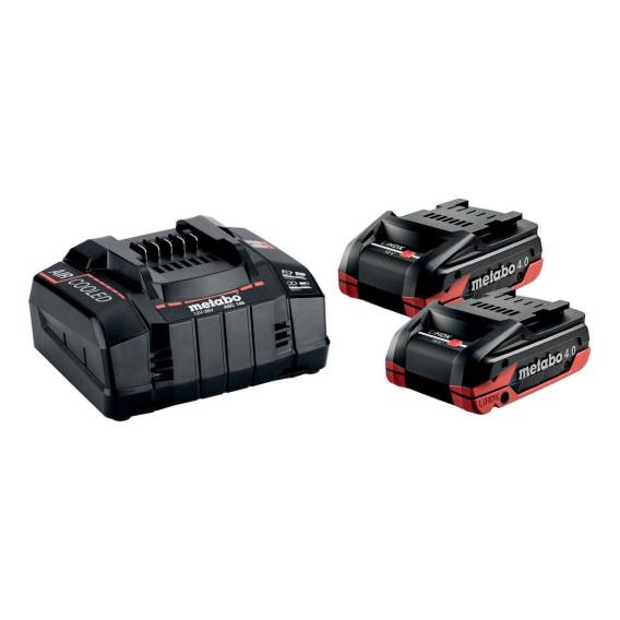 Obrázok pre METABO AKUMULATOR 18V  4,0Ah LIHD XTREME 2szt. + ŁADOWARKA ASC 290